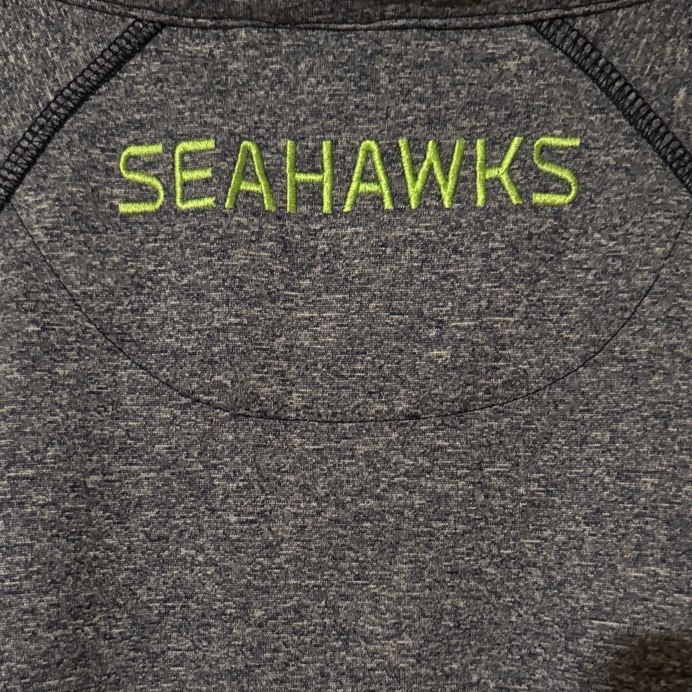 NFL Seattle Seahawks Quarter-Zip Sweatshirt - Picture 7 of 7